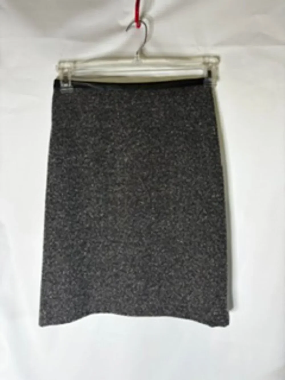 Delicia Women's Black & White Tweed A-Line Skirt Size 4- Classic Career Office